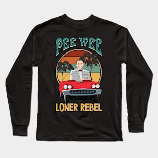 pee wee loner rebel Long Sleeve T-Shirt